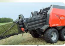 Presse per grandi imballaggi + Presse ad alta pressione Kuhn LSB 870 OC