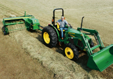 Presse per grandi imballaggi + Presse ad alta pressione John Deere 338