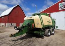 Presse per grandi imballaggi + Presse ad alta pressione Krone Big Pack 12130 XC