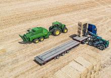 Presse per grandi imballaggi + Presse ad alta pressione John Deere L633