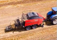 Presse per grandi imballaggi + Presse ad alta pressione Kuhn LSB 1290 iD