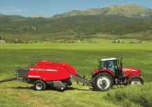 Presse per grandi imballaggi + Presse ad alta pressione Massey Ferguson MF 2150 SP