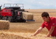 Presse per grandi imballaggi + Presse ad alta pressione Massey Ferguson MF 2270XDTC