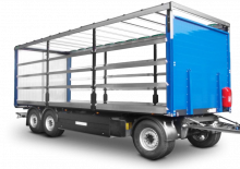 Rimorchi con piattaforma per teloni Schwarzmüller 3-axle sliding tarpaulin platform trailer
