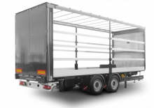 Rimorchi con piattaforma per teloni Schwarzmüller Centre-axle sliding tarpaulin platform trailer
