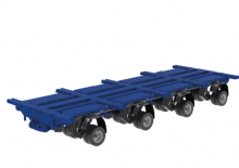 Rimorchio modulare per carichi pesanti Goldhofer THP/DC