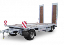 Rimorchio ribassato Schwarzmüller 2-axle low loader trailer with straight platform