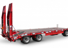 Rimorchio ribassato Schwarzmüller 3-axle low loader trailer with straight platform