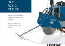 Seghe da pavimento Lissmac FS 31