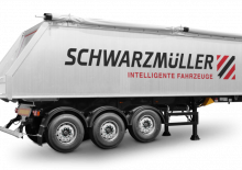 Semirimorchi ribaltabili Schwarzmüller 3-axle aluminium hollow profile tipper semitrailer