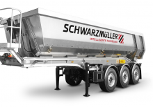 Semirimorchi ribaltabili Schwarzmüller 3-axle full aluminium segment tipper semitrailer