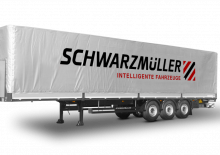 Semirimorchio piattaforma telone Schwarzmüller 3-axle ultralight platform semitrailer - coil