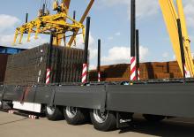 Semirimorchio piattaforma telone Krone SDP 27 eLB3-BS