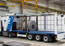 Semirimorchio piattaforma telone Krone SDP 27 eLCC10-CS