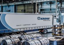 Semirimorchio piattaforma telone Krone SDP 27 eLCQ4-CS