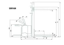 Stoccatori per pallet uomo in piedi Mitsubishi SBV 12 NI