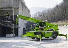 Sollevatori telescopici con torretta girevole Merlo Roto 50.35 S Plus