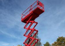 Piattaforme aeree verticali a pantografo su ruote PB PB S140-12EC