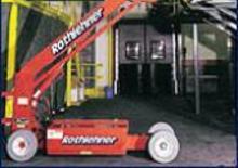 Piattaforme aeree verticali a pantografo su ruote Rothlehner RZ 810