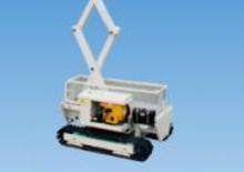 Piattaforme aeree verticali a pantografo cingolate Holland-Lift X-105 DL 22 TR