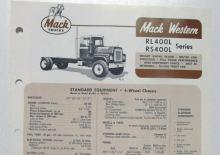 Telaio rigido Mack RL400LS CA49 Cummins VB-210 6x2