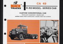 Telaio rigido Mack RL457L CA49 1160 4x2