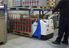Transpallet elettr. a timone guida terra Miag EGU 12 XE 4