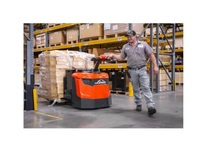 Transpallet elettr. a timone guida terra Linde EW30