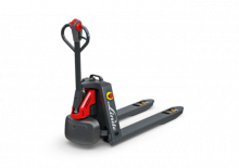 Transpallet elettr. a timone guida terra Linde MT15C