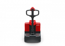 Transpallet elettr. a timone guida terra Linde MT15