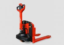 Transpallet elettr. a timone guida terra Linde MT18