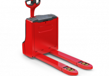 Transpallet elettr. a timone guida terra Linde T16