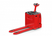 Transpallet elettr. a timone guida terra Linde T30 ION