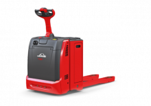 Transpallet elettr. a timone guida terra Linde T30