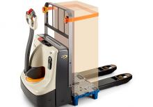 Transpallet elettr. a timone guida terra Crown WP 3010