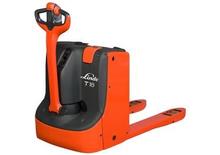 Transpallet elettr. a timone guida terra Linde T16
