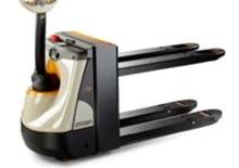 Transpallet elettr. a timone guida terra Crown WP 3020
