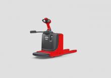 Transpallet elettr. a timone guida terra Linde T20P