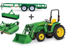 Trattori per uso municipale John Deere 3032E 