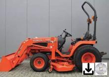 Trattori per uso municipale Kubota B 1710 DS