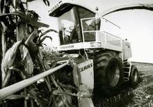 Trinciapaglia - trazione a 4 ruote Claas Jaguar 860