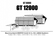 Trinciaforaggi Kemper GT 8000 L