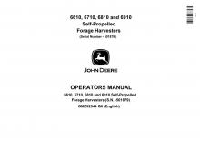 Trinciapaglia - trazione a 2 ruote John Deere 6610