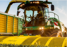 Trinciapaglia - trazione a 4 ruote John Deere 8300