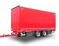 Centre-axle jumbo sliding tarpaulin platform trailer