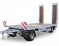 2-axle low loader trailer with straight platform
