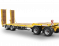 4-axle low loader trailer with offset platform