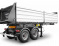 2-axle 3-way tipper semitrailer - building site