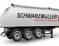 3-axle aluminium hollow profile tipper semitrailer