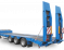 3-axle low loader semitrailer with offset platform